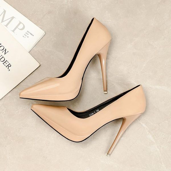 dress shoes women 11.5cm high heels pumps lady pointed toe tacones prom female escarpins footwear nude platform, Black
dress shoes women 11.5cm high heels pumps lady pointed toe tacones prom female escarpins footwear nude platform, Black