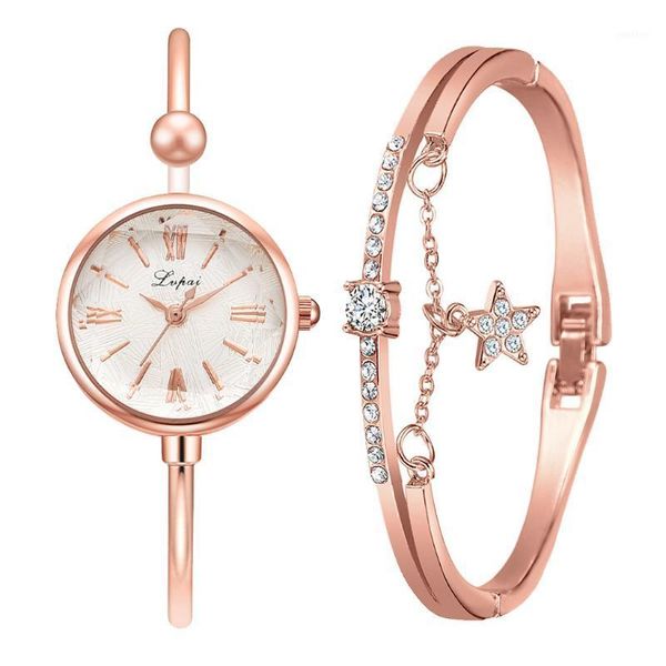 wristwatches lvpai brand 2 pcs luxury women watch set quartz wristwatch female lady fashion watches clock bracelet relogio feminino, Slivery;brown
wristwatches lvpai brand 2 pcs luxury women watch set quartz wristwatch female lady fashion watches clock bracelet relogio feminino, Slivery;brown