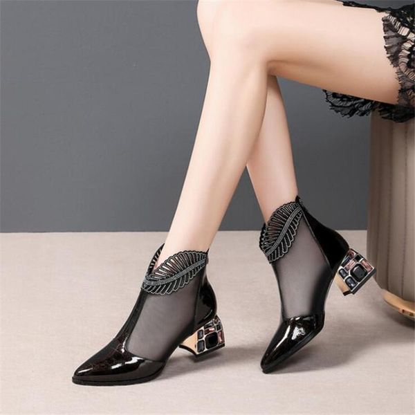 sandals 2021summer bling rhinestone mesh pointed toe ankle boots stiletto high heels female crystal shoes, Black
sandals 2021summer bling rhinestone mesh pointed toe ankle boots stiletto high heels female crystal shoes, Black