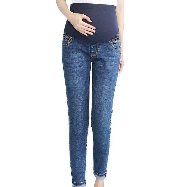 maternity bottoms jean denim pencil pants elastic waist belly pregnancy clothes spring falls trousers for s pregnant women, White
maternity bottoms jean denim pencil pants elastic waist belly pregnancy clothes spring falls trousers for s pregnant women, White