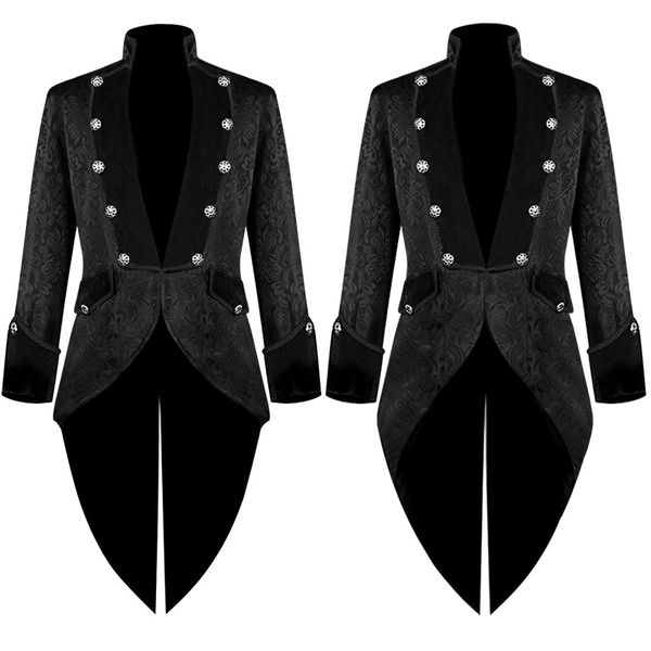 anime costumes medieval steampunk costume men trench coat outwear vintage prince overcoat swallowtail cosplay halloween costume, Black
anime costumes medieval steampunk costume men trench coat outwear vintage prince overcoat swallowtail cosplay halloween costume, Black