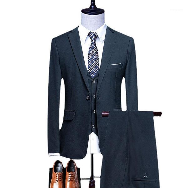 men's suits & blazers ( jacket + vest pants ) fashion boutique solid color wedding dress suit three-piece male formal business size s-4, White;black
men's suits & blazers ( jacket + vest pants ) fashion boutique solid color wedding dress suit three-piece male formal business size s-4, White;black
