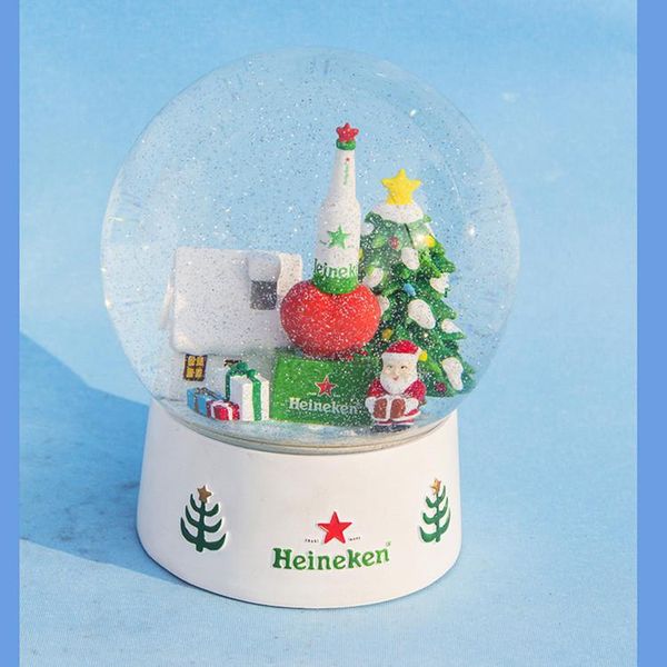 novelty items snow ball customization christmas snowman crystal resin furnishing articles manufacturers