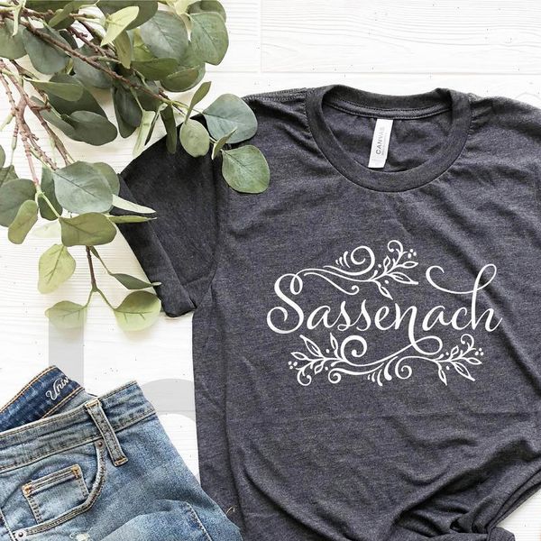 sassenach outlander book series claire women t shirt jamie fraser tv show inspired tee vintage, White
sassenach outlander book series claire women t shirt jamie fraser tv show inspired tee vintage, White