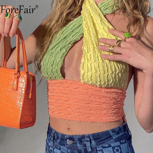 summer sleeveless crop women off shoulder cross knitted tanks party fashion t shirts halter ladies 2021, Black;white
summer sleeveless crop women off shoulder cross knitted tanks party fashion t shirts halter ladies 2021, Black;white