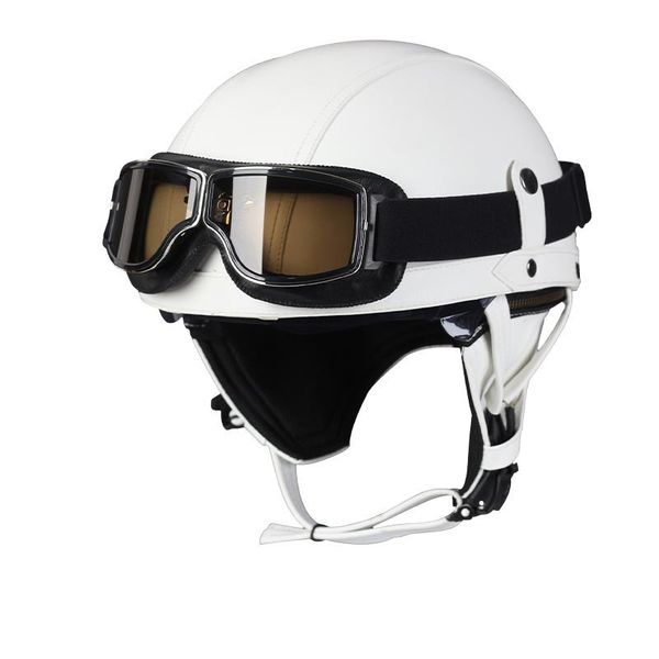 motorcycle helmets half face helmet leather casco moto open retro motorbike chopper for adults
motorcycle helmets half face helmet leather casco moto open retro motorbike chopper for adults