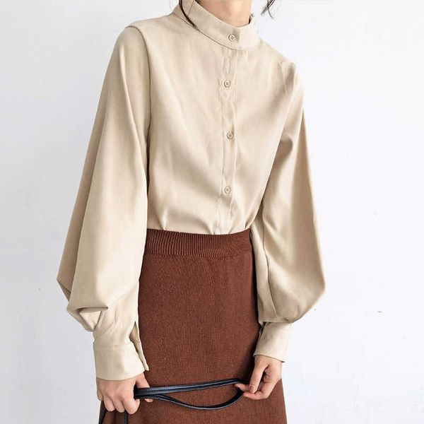 vintage lantern sleeve autumn winter thicken women shirt blouses single breasted blouse female loose shirts blusas mujer 210527, White
vintage lantern sleeve autumn winter thicken women shirt blouses single breasted blouse female loose shirts blusas mujer 210527, White