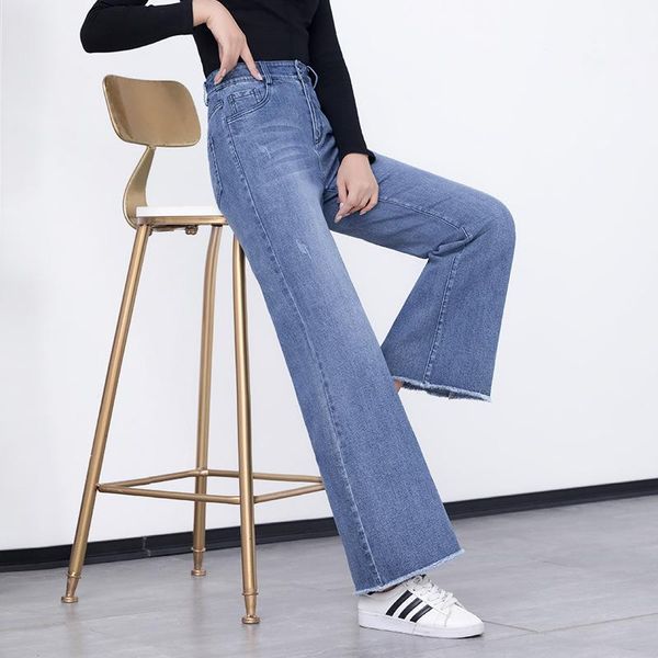 women's jeans fashion spring summer women high waist wide-leg slim fit full-length cotton pants office casual denim trousers plus size, Blue
women's jeans fashion spring summer women high waist wide-leg slim fit full-length cotton pants office casual denim trousers plus size, Blue