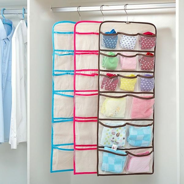 storage boxes & bins 22 pockets bag closet organizer clear hanging socks bra underwear rack hanger packet
storage boxes & bins 22 pockets bag closet organizer clear hanging socks bra underwear rack hanger packet