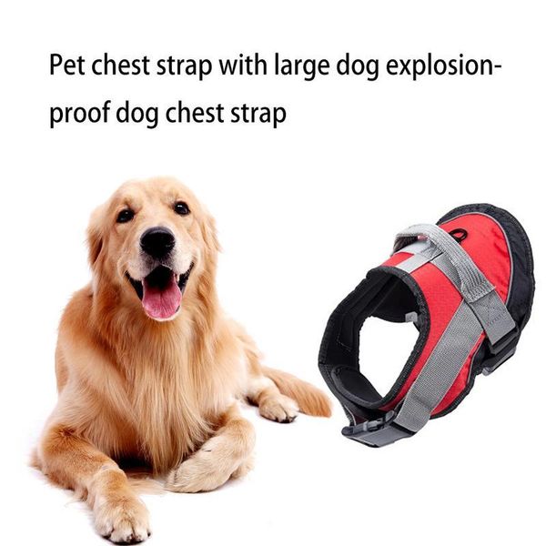 dog collars & leashes pet harness vest rushing-proof breathable walking leash for middle large safety harnesses supplies p40
dog collars & leashes pet harness vest rushing-proof breathable walking leash for middle large safety harnesses supplies p40