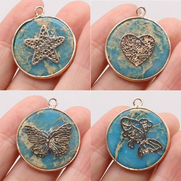 charms natural gem stone ocean ore pendant round shoushan stones for jewelry making diy necklace earrings accessories 26x30mm, Bronze;silver
charms natural gem stone ocean ore pendant round shoushan stones for jewelry making diy necklace earrings accessories 26x30mm, Bronze;silver