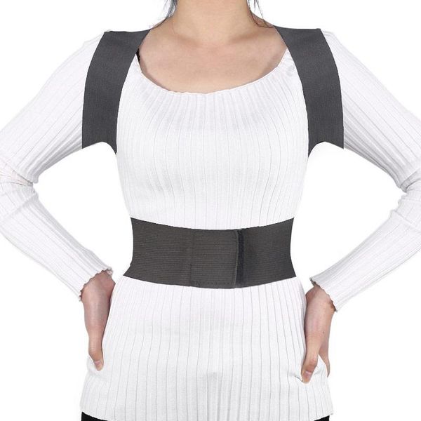 men women shoulder back correct belt magnets posture corrector support brace humpback postural correction chiropr, Black;blue
men women shoulder back correct belt magnets posture corrector support brace humpback postural correction chiropr, Black;blue