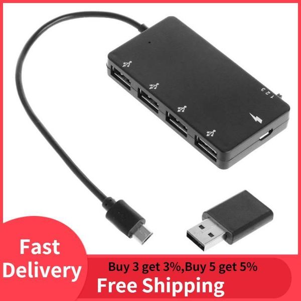 hubs micro usb otg 4 port hub power charging adapter cable for smartphone tablet 4-port phone
hubs micro usb otg 4 port hub power charging adapter cable for smartphone tablet 4-port phone