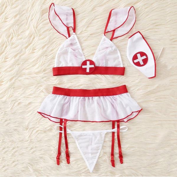 bras sets women's three-point style with garters, 's clothes, fun underwear, uniform temptationwomen babydoll lingerie chemises, Red;black
bras sets women's three-point style with garters, 's clothes, fun underwear, uniform temptationwomen babydoll lingerie chemises, Red;black