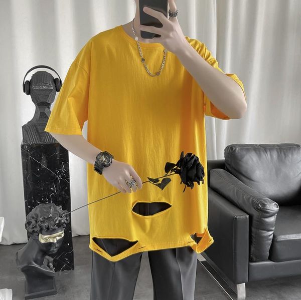 men's t-shirts short-sleeved t-shirt male loose casual round neck summer half sleeve, White;black
men's t-shirts short-sleeved t-shirt male loose casual round neck summer half sleeve, White;black