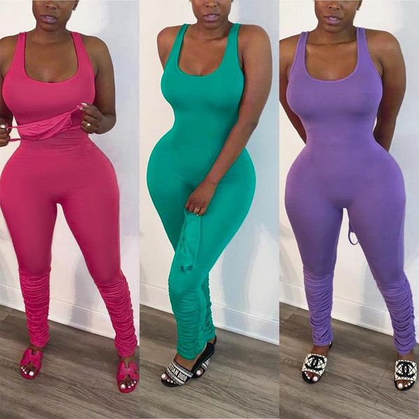 gym clothing sporty jumpsuits women 2021 fashion stacked pants sleeveless casual ruched workout overalls one piece bodycon slim fit outfits, White;black
gym clothing sporty jumpsuits women 2021 fashion stacked pants sleeveless casual ruched workout overalls one piece bodycon slim fit outfits, White;black