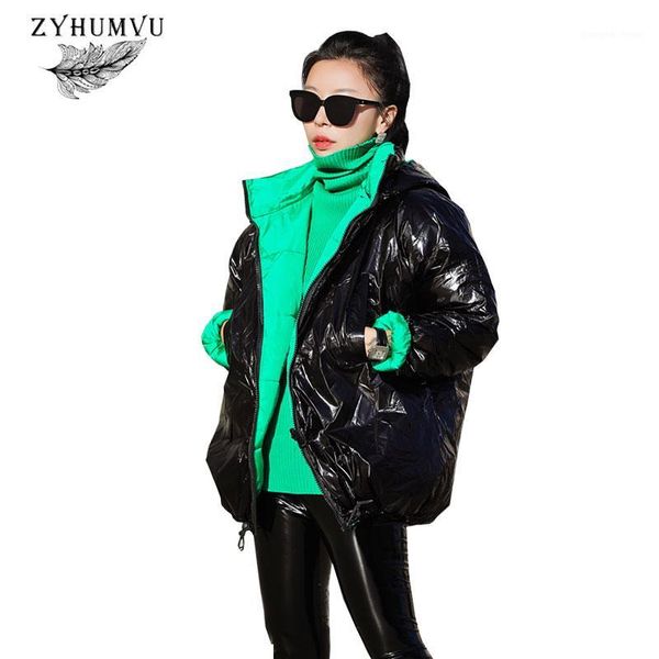 winter women jacket large size down cotton coat fashion bright double-sided wear outerwear warm female hooded parka hs791, Black
winter women jacket large size down cotton coat fashion bright double-sided wear outerwear warm female hooded parka hs791, Black