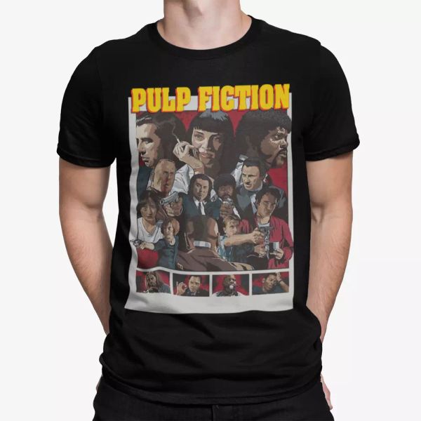 pulp fiction t-shirt classic poster sbrand new tee official print uk seller, White;black
pulp fiction t-shirt classic poster sbrand new tee official print uk seller, White;black