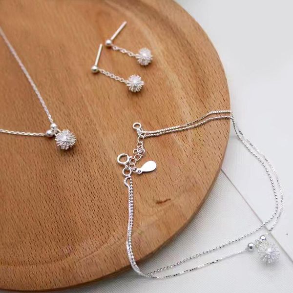 wedding jewelry sets authentic 925 sterling silver dandelion anklets drop earring pendant necklace blooming love flower charm, Slivery;golden
wedding jewelry sets authentic 925 sterling silver dandelion anklets drop earring pendant necklace blooming love flower charm, Slivery;golden