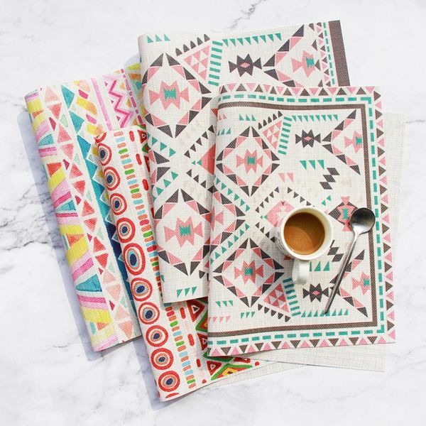 mats & pads bohemia 4pcs/lot nordic pvc solid color rectangle placemat household items waterproof adiabatic use for dining table indawo
mats & pads bohemia 4pcs/lot nordic pvc solid color rectangle placemat household items waterproof adiabatic use for dining table indawo