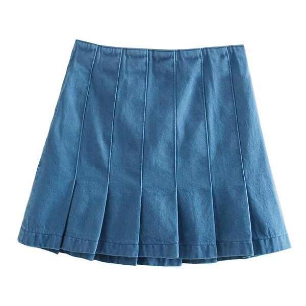 skirts onebling denim spring summer side zipper high waist women casual pleated skirt fashion wash blue a-line mini, Black
skirts onebling denim spring summer side zipper high waist women casual pleated skirt fashion wash blue a-line mini, Black