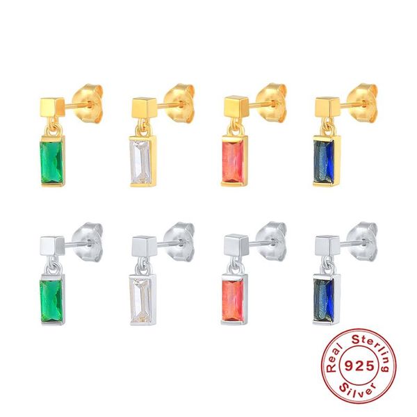aide s925 silver earrings for women square green sapphire cz stud earring fashion earings jewelry pendientes brincos joyero gift, Golden;silver
aide s925 silver earrings for women square green sapphire cz stud earring fashion earings jewelry pendientes brincos joyero gift, Golden;silver