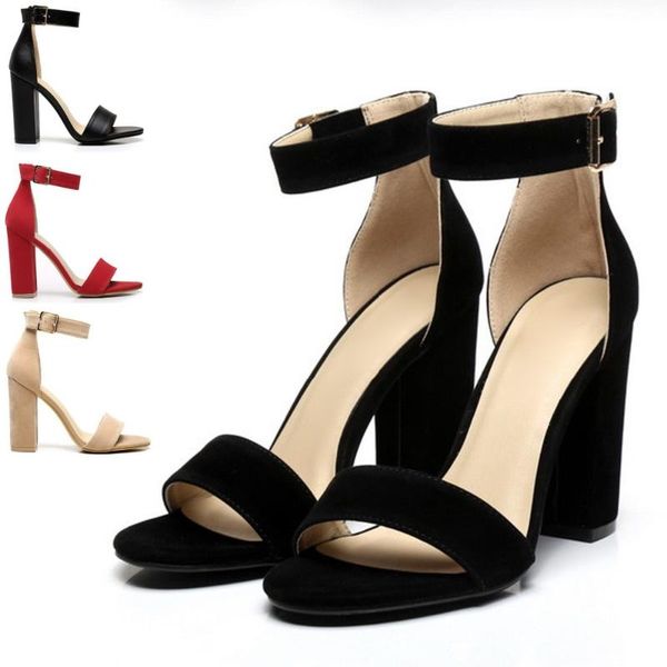 super comfortable simple with open toe thick breathable inner female sandals classic wild dress shoes, Black
super comfortable simple with open toe thick breathable inner female sandals classic wild dress shoes, Black