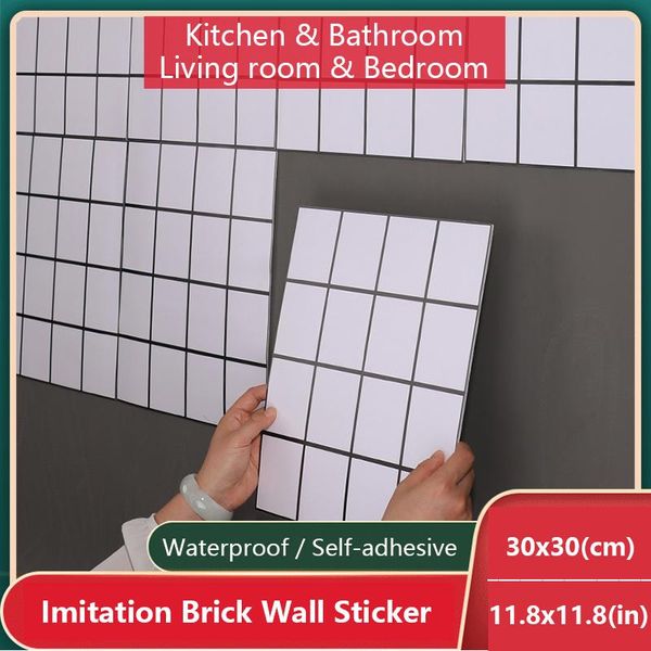 wall stickers 30x30cm kitchen sticker nordic check oil proof self-adhesive wallpaper diy bathroom living room decoration
wall stickers 30x30cm kitchen sticker nordic check oil proof self-adhesive wallpaper diy bathroom living room decoration