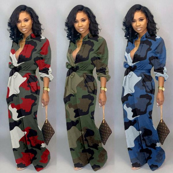 women's jumpsuits & rompers lady office autumn lace up button jumpsuit women deep v-neck long sleeve elegant camouflage leopard print, Black;white
women's jumpsuits & rompers lady office autumn lace up button jumpsuit women deep v-neck long sleeve elegant camouflage leopard print, Black;white