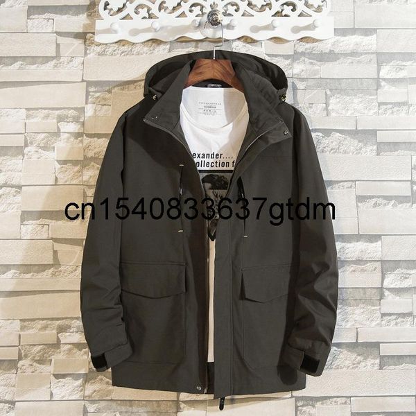 spring men's fattening plus size hooded jacket young fat medium length windbreaker casual coat jackets, Black;brown
spring men's fattening plus size hooded jacket young fat medium length windbreaker casual coat jackets, Black;brown
