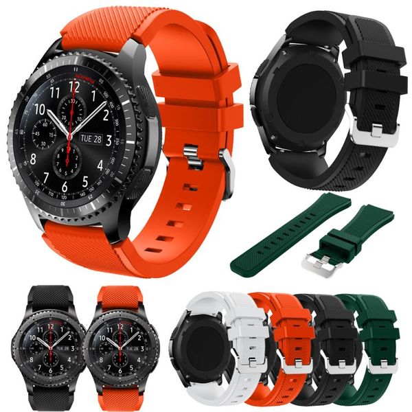 watch bands gear s3 frontier strap for samsung galaxy 46mm classic 22mm band sports silicone replacement bracelet, Black;brown
watch bands gear s3 frontier strap for samsung galaxy 46mm classic 22mm band sports silicone replacement bracelet, Black;brown