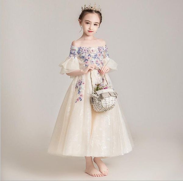 girl's dresses champagne lace flower girls princess kids party pageant wedding bridesmaid tutu long ball gown formal wear, Red;yellow
girl's dresses champagne lace flower girls princess kids party pageant wedding bridesmaid tutu long ball gown formal wear, Red;yellow