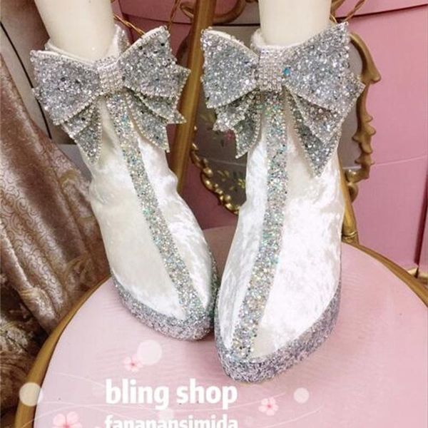 boots handmade inside increased pointed fashion goddess feng shuizhong tube snow women's gold velvet, Black
boots handmade inside increased pointed fashion goddess feng shuizhong tube snow women's gold velvet, Black