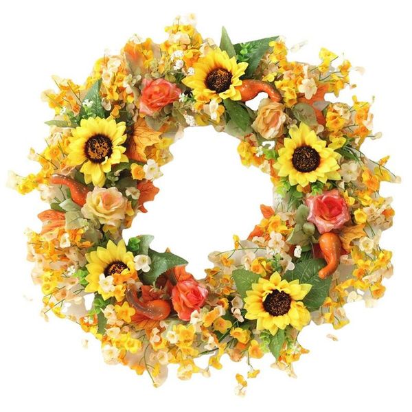 decorative flowers & wreaths fall sunflower pumpkin wreath for front door wall window wedding party farmhouse home thanksgiveing decoration
decorative flowers & wreaths fall sunflower pumpkin wreath for front door wall window wedding party farmhouse home thanksgiveing decoration