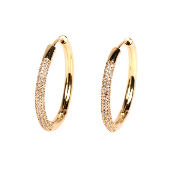 hoop & huggie eyika luxurious cubic zirconia big circle round earrings for women trendy gold color wedding engagement party jewelry gift, Golden;silver
hoop & huggie eyika luxurious cubic zirconia big circle round earrings for women trendy gold color wedding engagement party jewelry gift, Golden;silver