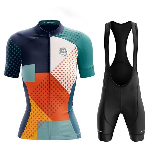 racing sets victory chimp team cycling suit women short sleeve jersey with bib shorts breathable gel pad riding kit tuta da ciclista, Black;blue
racing sets victory chimp team cycling suit women short sleeve jersey with bib shorts breathable gel pad riding kit tuta da ciclista, Black;blue