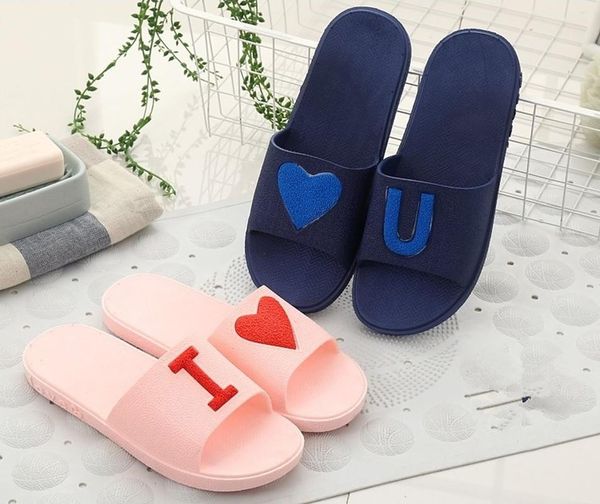 slippers couple home candy color cute heart love indoor bath shower non-slip slides summer beach flip flops casual women's shoes, Black
slippers couple home candy color cute heart love indoor bath shower non-slip slides summer beach flip flops casual women's shoes, Black