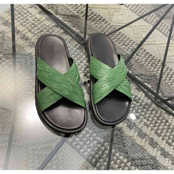 70% off wholesale sandals flip-flops summer new woven cowhide cross sandals leisure leather green guangzhou high end men's shoes, Black
70% off wholesale sandals flip-flops summer new woven cowhide cross sandals leisure leather green guangzhou high end men's shoes, Black