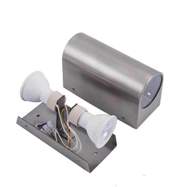 dual head led wall lamp stainless steel garden porch lights up down sconce light 100v/230v art lamps
dual head led wall lamp stainless steel garden porch lights up down sconce light 100v/230v art lamps