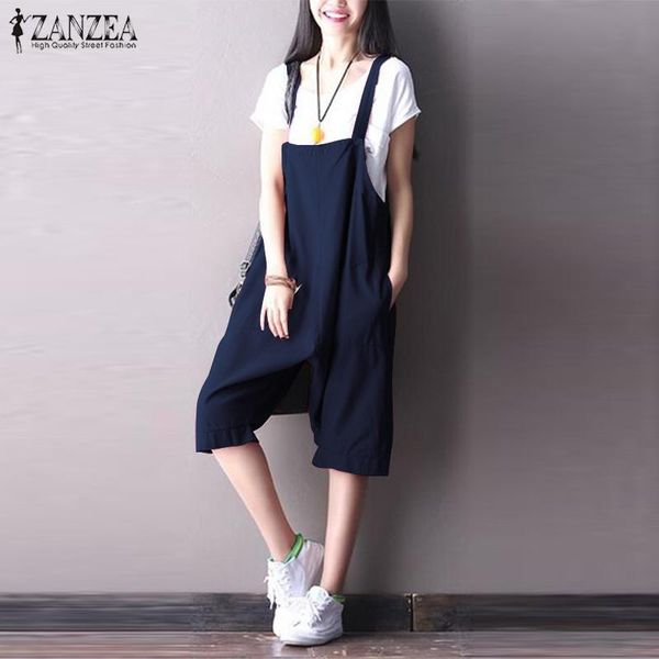 women's jumpsuits & rompers women strappy solid ladies casual drop crotch harem pants 2022 summer suspenders loose cotton overalls, Black;white
women's jumpsuits & rompers women strappy solid ladies casual drop crotch harem pants 2022 summer suspenders loose cotton overalls, Black;white