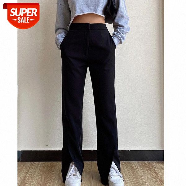 drape loose, thin, straight suit pants, women's waist, long legs, casual front slit, mopping pants #wq9o, Black;white
drape loose, thin, straight suit pants, women's waist, long legs, casual front slit, mopping pants #wq9o, Black;white