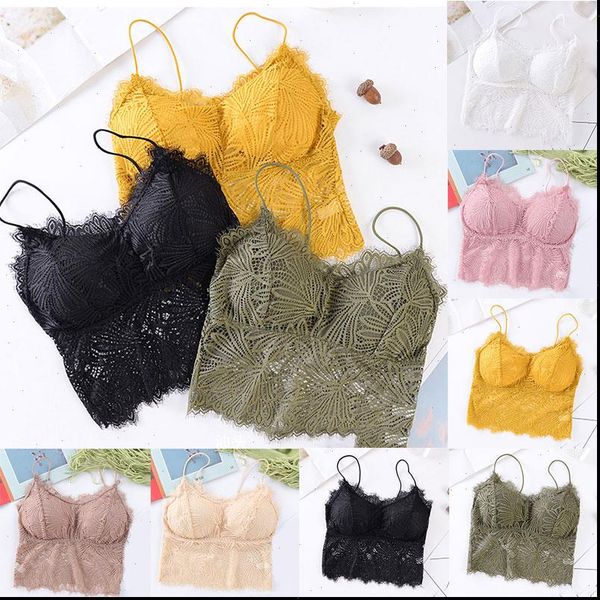 summer crop fashion womens tanks deep v lace bras embroidery floral bra wrapped camisole padded, White
summer crop fashion womens tanks deep v lace bras embroidery floral bra wrapped camisole padded, White