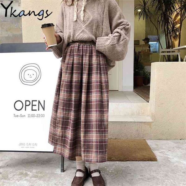 harajuku high waist plaid long skirts womens winter wool casual pleated female wild students girls autumn streetwear 210421, Black
harajuku high waist plaid long skirts womens winter wool casual pleated female wild students girls autumn streetwear 210421, Black