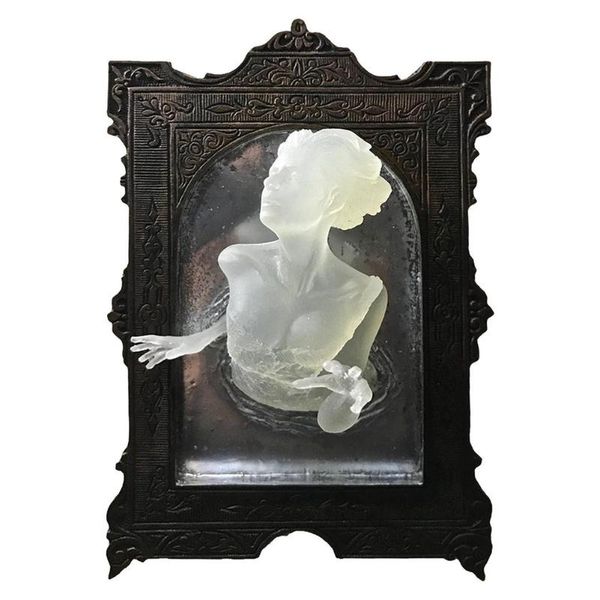party decoration ghost po frame resin luminous ornaments green light mirror for halloween
party decoration ghost po frame resin luminous ornaments green light mirror for halloween