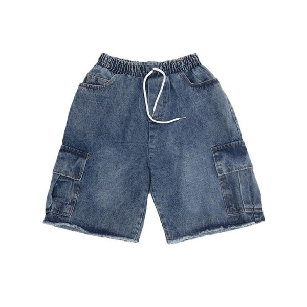 / men's wear summer patchwork pockets knee length pants male denim shorts 2021 elastic waist loose casual bottoms 9y206, White;black
/ men's wear summer patchwork pockets knee length pants male denim shorts 2021 elastic waist loose casual bottoms 9y206, White;black