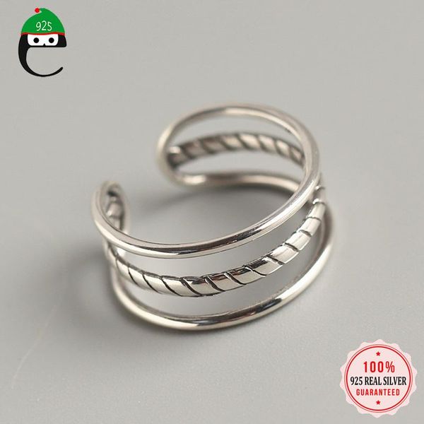 cluster rings elfoplatasi real 925 sterling silver fashion three layers twist cocktail opening ring for women wedding party fine jewelry da2, Golden;silver
cluster rings elfoplatasi real 925 sterling silver fashion three layers twist cocktail opening ring for women wedding party fine jewelry da2, Golden;silver