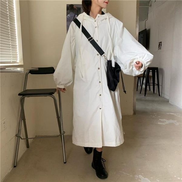 women's trench coats women white solid hooded single breasted bat sleeved casual all-match fashion korean style womens ulzzang oversize, Tan;black
women's trench coats women white solid hooded single breasted bat sleeved casual all-match fashion korean style womens ulzzang oversize, Tan;black
