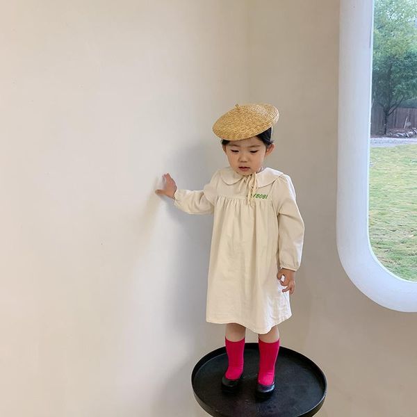 girl's dresses spring and summer cute girls' clothing embroidery letters doll collar princess dress elegant for girl pastel clothe, Red;yellow
girl's dresses spring and summer cute girls' clothing embroidery letters doll collar princess dress elegant for girl pastel clothe, Red;yellow