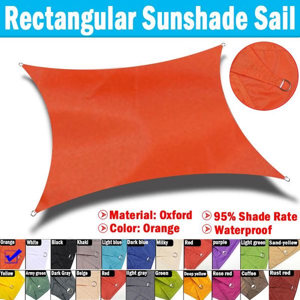 shade orange color waterproof polyester square rectangle sail garden terrace canopy swimming pool sun camping awning sails
shade orange color waterproof polyester square rectangle sail garden terrace canopy swimming pool sun camping awning sails
