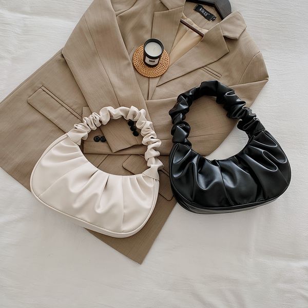 summer pleated small pu leather shoulder bags for women leisure armpit bag handbags female travel totes fashion cloud bags
summer pleated small pu leather shoulder bags for women leisure armpit bag handbags female travel totes fashion cloud bags